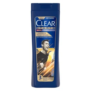 Kit c/ 04 und - Shampoo Anticaspa Clear Masculino Limpeza Profunda 400ml