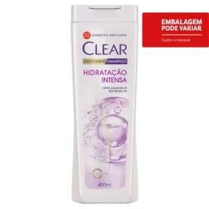 Kit c/ 04 und - Shampoo Anticaspa Clear Hidratação Intensa 400ml