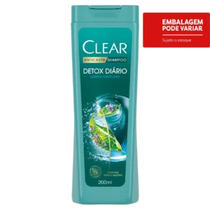 Kit c/ 06 und - Shampoo Anticaspa Clear Detox Diário 200ml