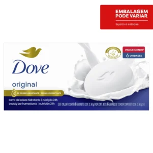 Kit c/06 und - Pacote com 6 Sabonete em Barra Dove Original 90g