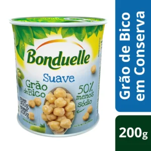 Kit c/ 06 und - Grão de Bico em Conserva Bonduelle Suave 200g
