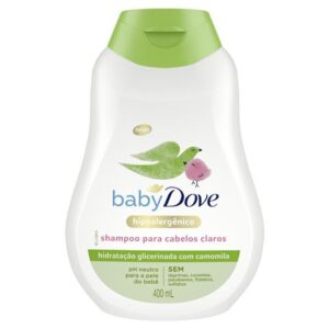 Kit c/06 und - Shampoo Hidratação Glicerinada Camomila Dove Baby 400ml