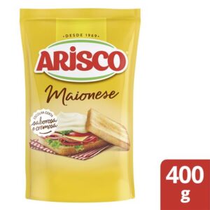 Kit c/ 06 und - Maionese Arisco Tradicional Sachê 400g