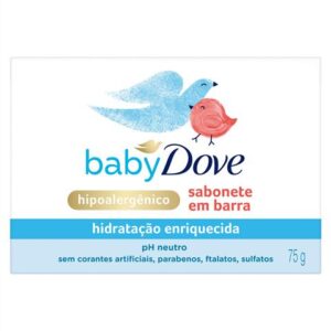 Kit c/06 und - Sabonete em Barra Baby Dove Hidratação Enriquecida 75g