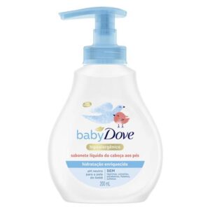 Kit c/06 und - Sabonete Líquido Baby Dove Hidratação Enriquecida 200mL
