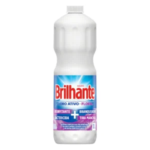 Kit c/ 06 und - Alvejante Brilhante Uso Geral com Cloro Floral 1L