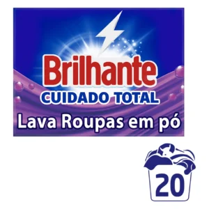 Kit c/ 10 und - Lava-Roupas em Pó Roupas Brancas e Coloridas Caixa 1,6kg