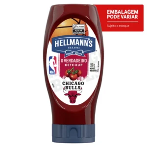 Kit c/04 und - Ketchup NBA Chicago Bulls Hellmann's Squeeze 380g