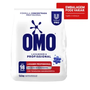 Kit c/02 und - Lava-Roupas Pó Concentrado Omo Pro Pacote 5,6kg