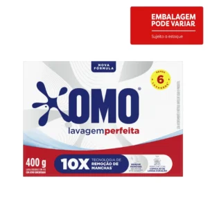 Kit c/24 und - Lava-Roupas Pó Omo Lavagem Perfeita Caixa 400g