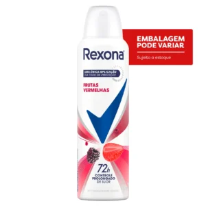 Kit c/04 und - Desodorante Aerosol Rexona Frutas Vermelhas 150ml