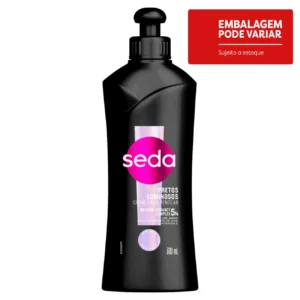 Kit c/04 und - Creme para Pentear Seda Pretos Luminosos Frasco 300ml