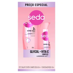Kit c/15 und - Kit Oferta Shampoo 300ml + Condicionador 190ml Seda Luminous UV